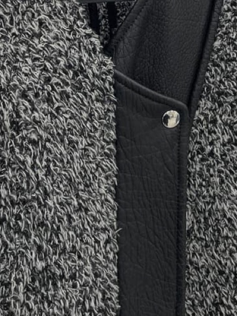 Revolve IRO Derby Wool-Blend Jacket Grey Souris Size 38 / M - Picture 4 of 11